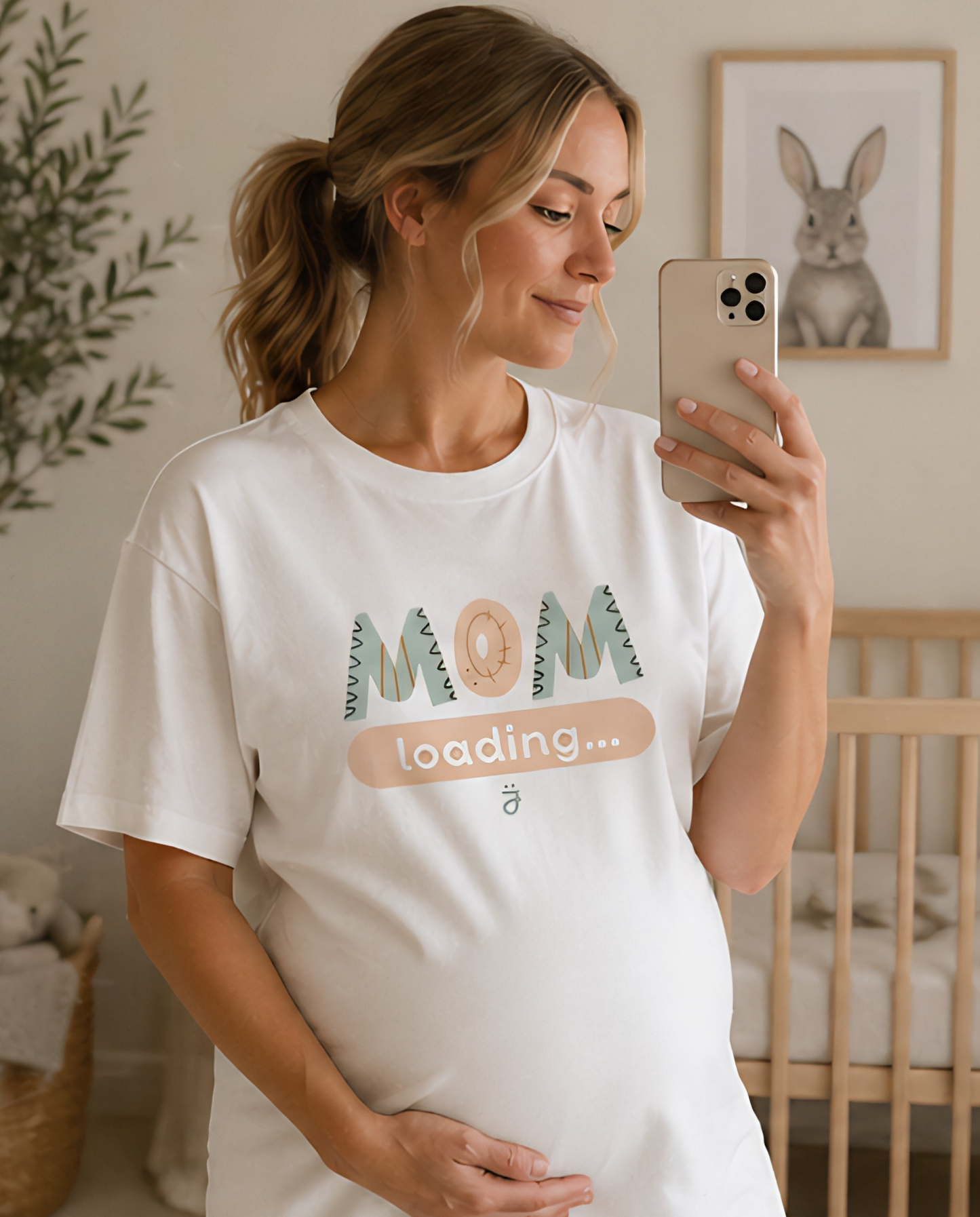 "Mom, Loading..." T-shirt
